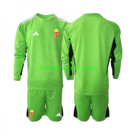 Tenue Hongrie Gardien Enfant Domicile 2022 Maillot de Foot ML